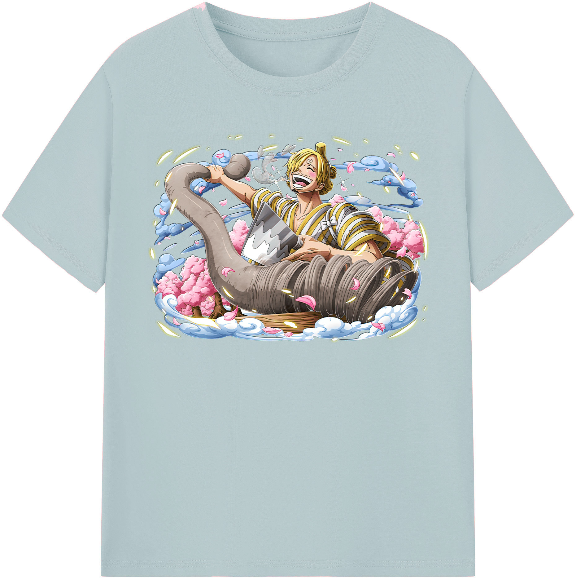 ワンピース サンジ ONE PIECE Sanji 綿100％半袖Tシャツ（フロントプリント）